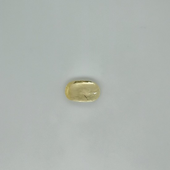 Yellow Sapphire (Pukhraj) 6.53 Ct Certified